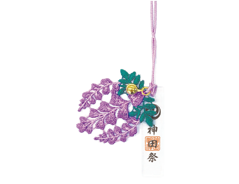 レース根付(藤)